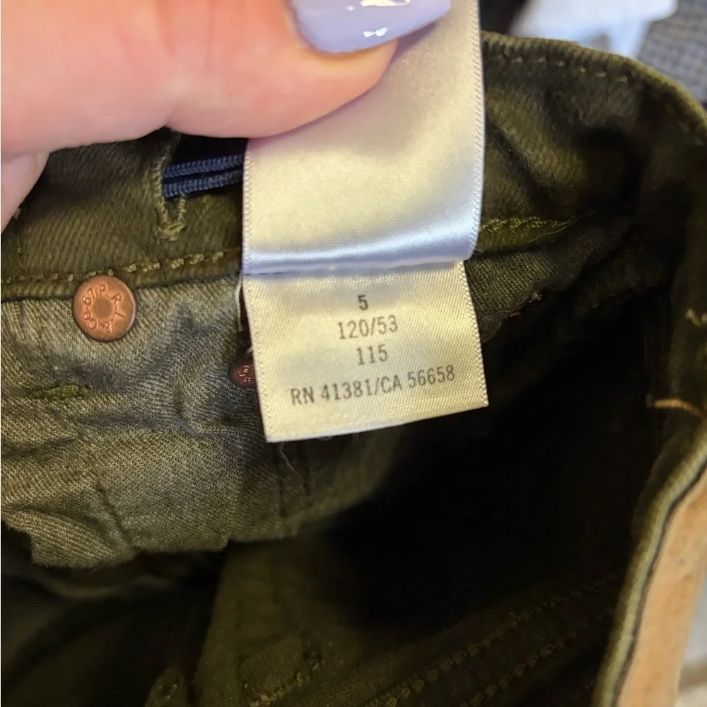 Ralph Lauren Polo Dark Green kids pants size 5